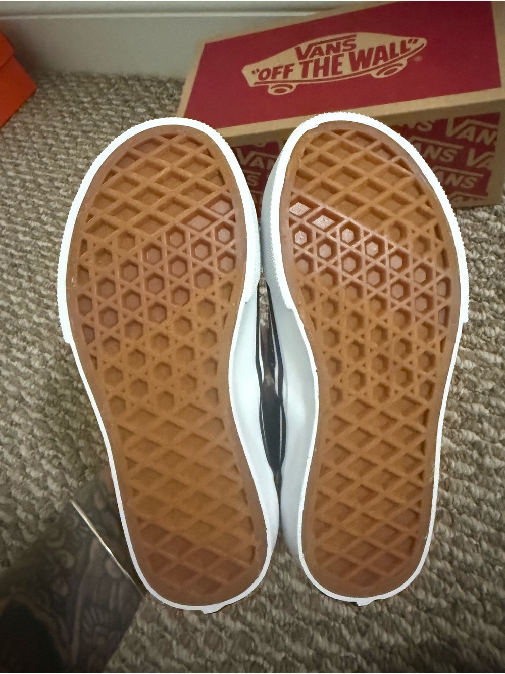 Vans Checkerboard Slip-On Kids Shoe - Black/Gray - Picture 4 of 4